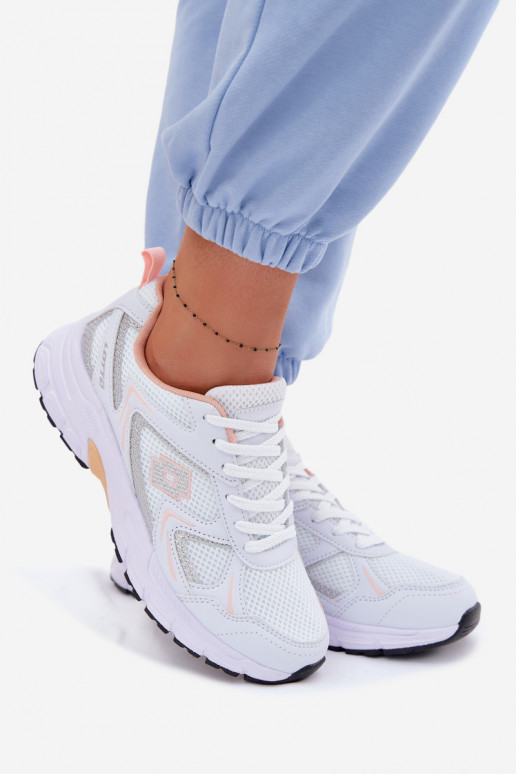 baskets Chaussures modèle baskets Féminin LOTTO KITAURA couleur blanche