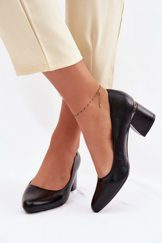 Chaussures avec des talons Vinceza 62292 couleur noire