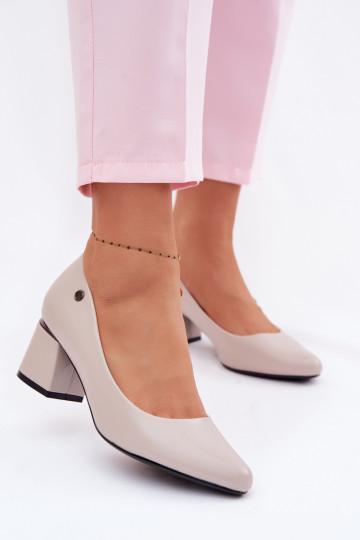 Chaussures à talons grises Vinceza 62292