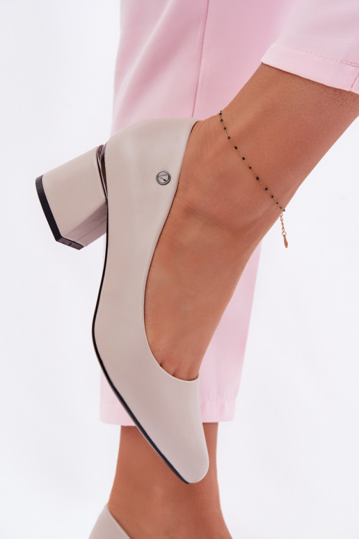 Chaussures avec des talons Vinceza 62292 couleur grise