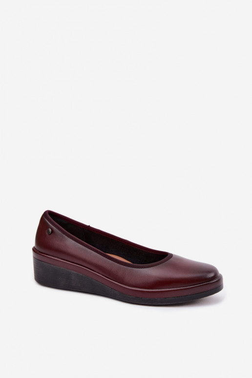Peau chaussures Féminin avec une plateforme Vinceza 39987 Bourgogne