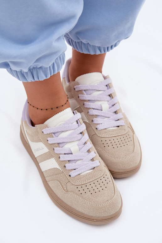 Chaussures modèle baskets Féminin O`NEILL IONE DANSOMEN LODANS 90261001.19K beige