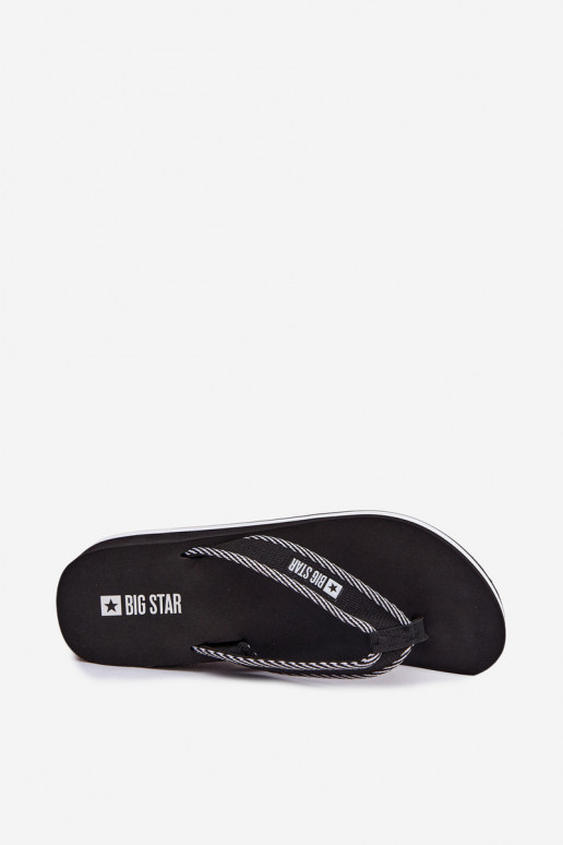 Chaussons Chaussons Féminin avec une plateforme Big Star NN274A727 couleur noire