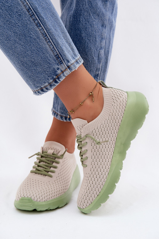  baskets Féminin beige Helinae