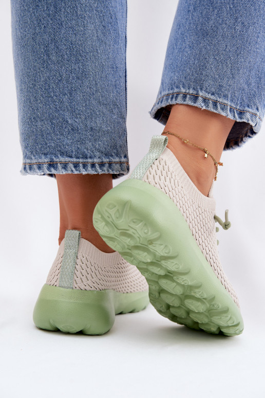  baskets Féminin beige Helinae