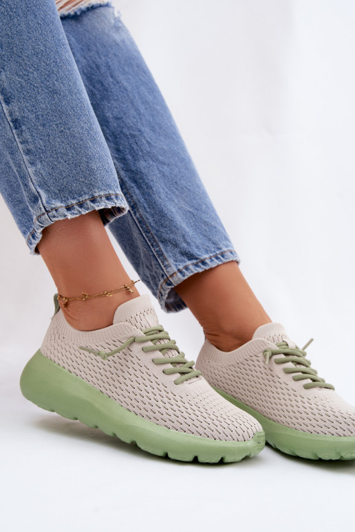  baskets Féminin beige Helinae