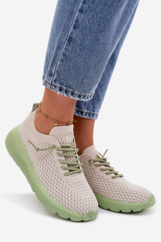  baskets Féminin beige Helinae