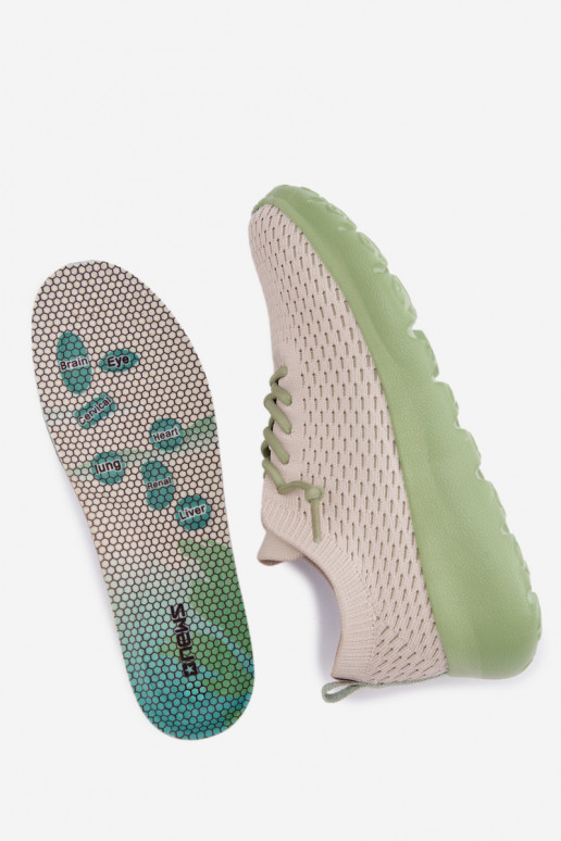  baskets Féminin beige Helinae