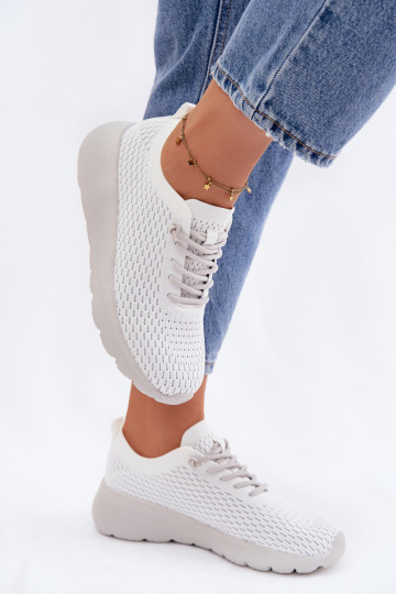 Baskets de sport pour femmes blanches Helinae
