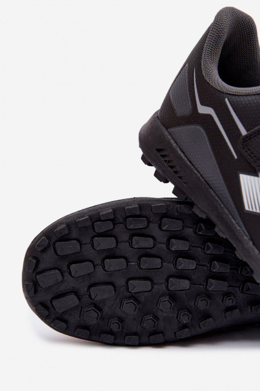 chaussures Baskets pour enfants Jeunesse LOTTO KOBALTO 2601520 Noir et-couleur grise