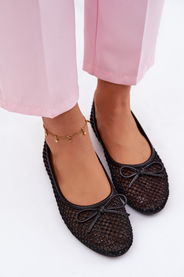 grille Ballerines Avec décoration Vinceza 62270 couleur noire