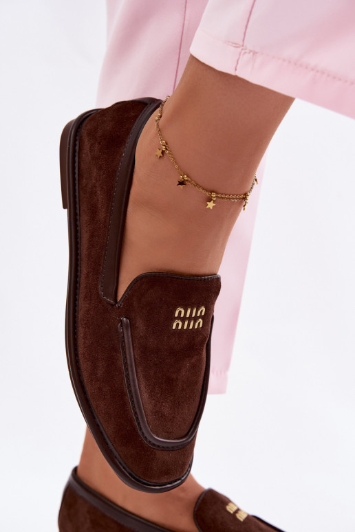 isocèle mocassins pour femmesLamóÀką Vinceza 62271 CzekoladoÀe