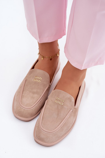 Mocassins plats pour femmes Vinceza 62271 couleur sable