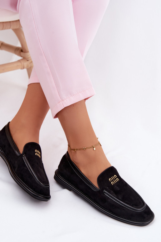 isocèle mocassins pour femmesLamóÀką Vinceza 62271 couleur noire