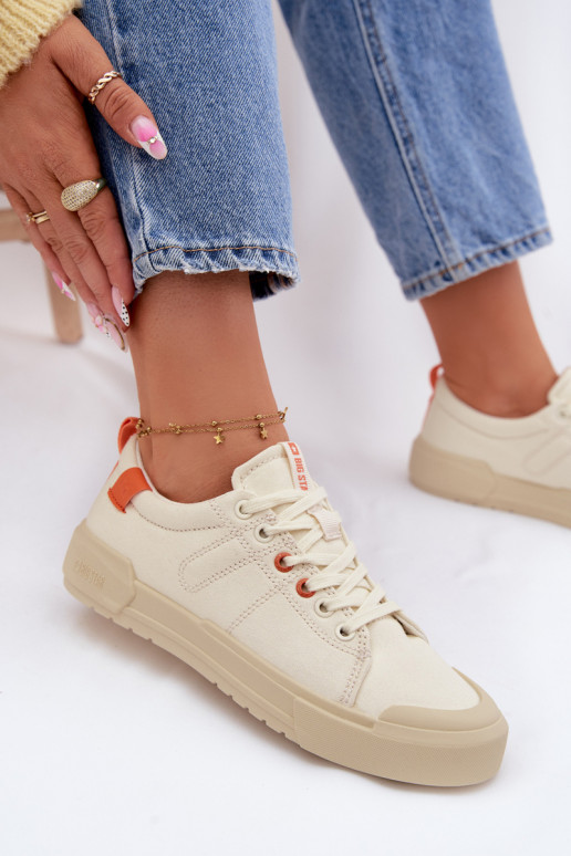 Chaussures de loisirs Big Star NN274445 Memory Foam System beige