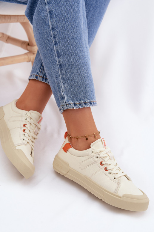 Chaussures de loisirs Big Star NN274445 Memory Foam System beige