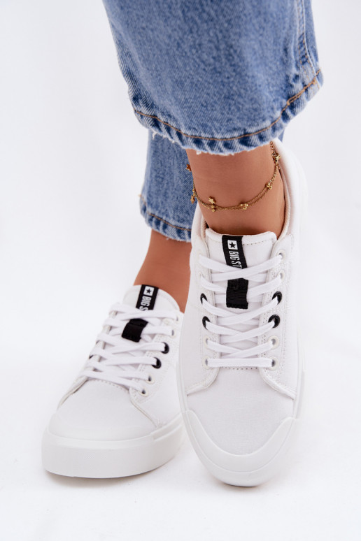 Chaussures de loisirs Big Star NN274444 Memory Foam System couleur blanche