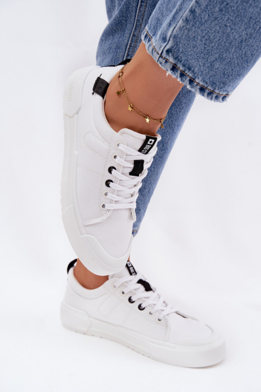 Chaussures de loisirs Big Star NN274444 Memory Foam System couleur blanche