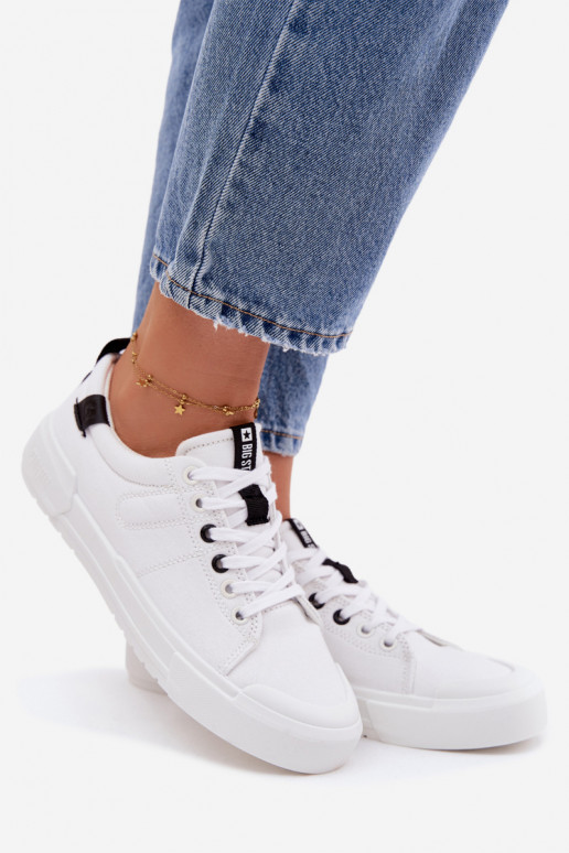 Chaussures de loisirs Big Star NN274444 Memory Foam System couleur blanche