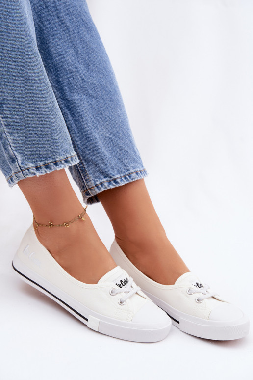 Baskets Chaussures de loisirs Lee Cooper LCDANS-26-31-4356 couleur blanche