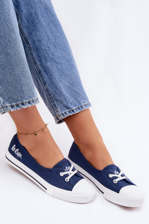 Baskets Chaussures de loisirs Lee Cooper LCDANS-26-31-4355 bleu foncé