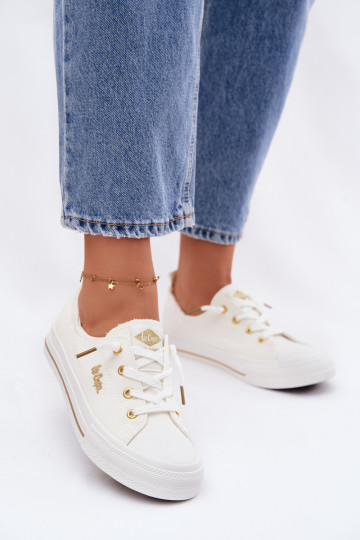 Chaussures de loisirs Lee Cooper LCIN-26-02-4050 couleur blanche 2