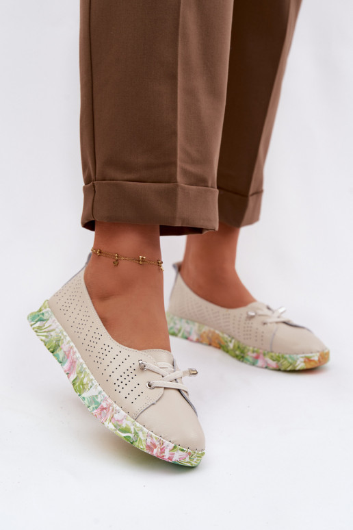 Peau chaussures Féminin S.Barski GR61-5970 beige