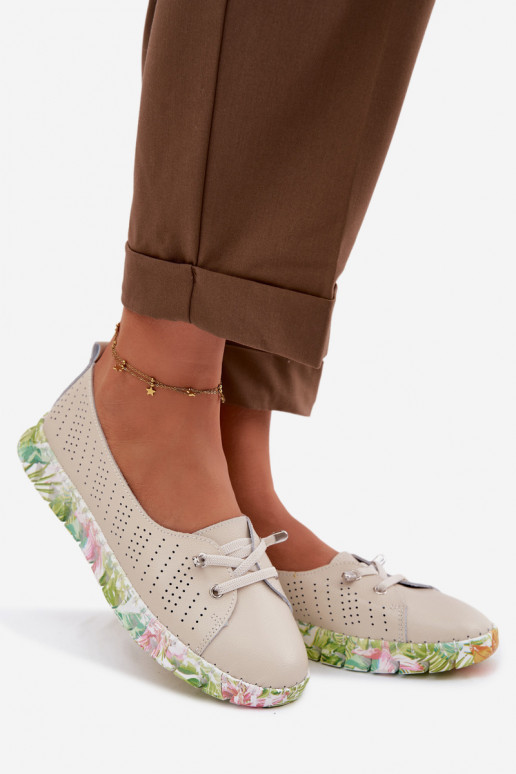 Peau chaussures Féminin S.Barski GR61-5970 beige