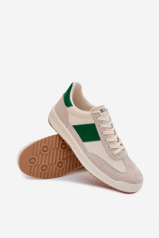 Chaussures modèle baskets pour hommes Big Star TT174041 beige