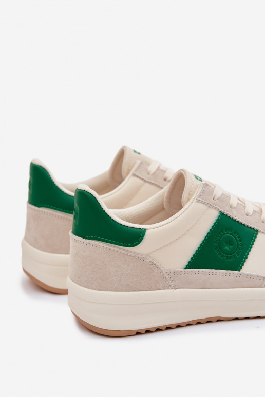 Chaussures modèle baskets pour hommes Big Star TT174041 beige