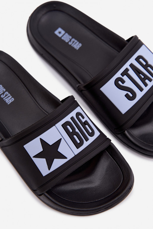 Chaussons Puéril Big Star TT374A003 Noir et-couleur bleue