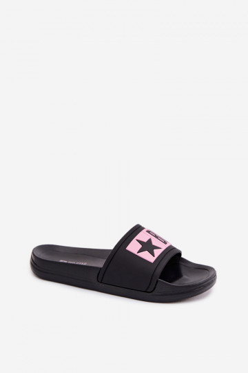 Chaussons Puéril Big Star TT374A004 Noir et-couleur rose