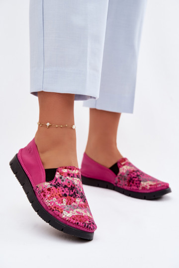 Bottes en cuir pour femme Il fautciejka 03512-73 couleur rose 2