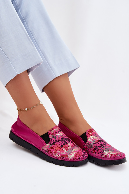 Bottes en cuir pour femme Il fautciejka 03512-73 couleur rose