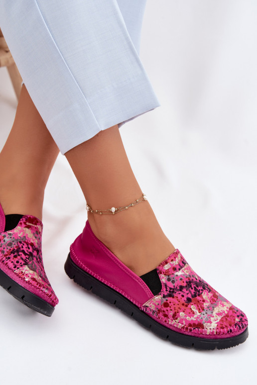 Bottes en cuir pour femme Il fautciejka 03512-73 couleur rose