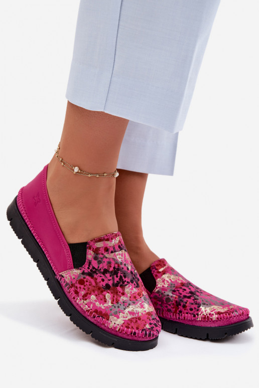 Bottes en cuir pour femme Il fautciejka 03512-73 couleur rose