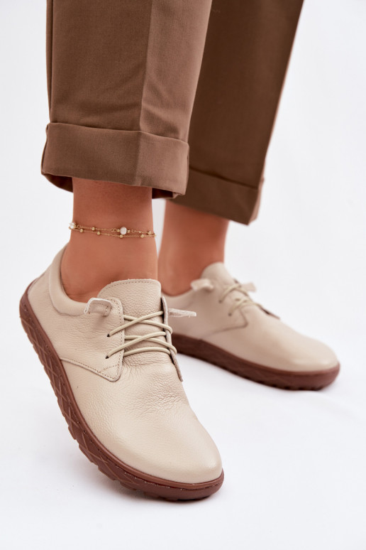 Peau chaussures Barefoot Féminin Zazoo 10189 beige