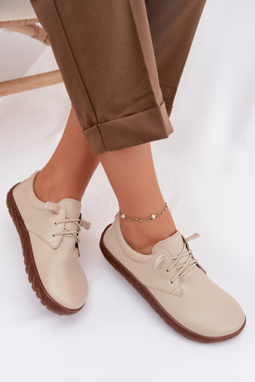 Peau chaussures Barefoot Féminin Zazoo 10189 beige