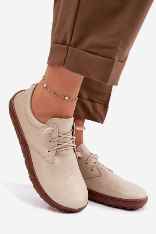 Peau chaussures Barefoot Féminin Zazoo 10189 beige