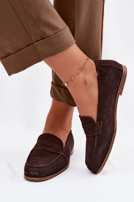 MocassinsActivéturalnego en daimu Vinceza 18122 CzekoladoÀe