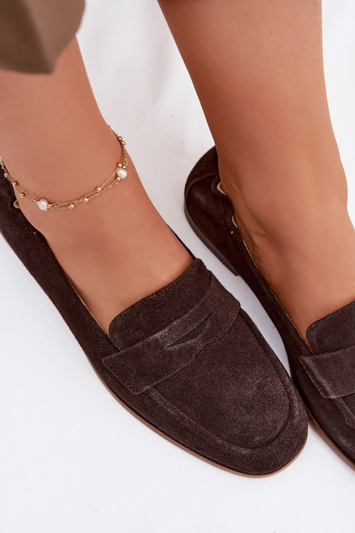 MocassinsActivéturalnego en daimu Vinceza 18122 CzekoladoÀe