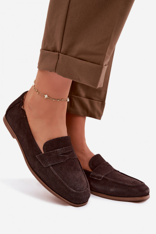 MocassinsActivéturalnego en daimu Vinceza 18122 CzekoladoÀe