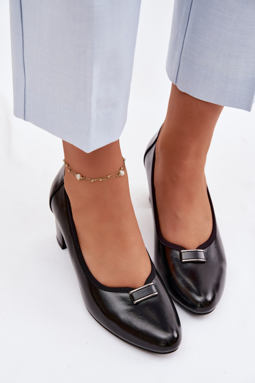 Chaussures avec des talons Vinceza 58622 couleur noire