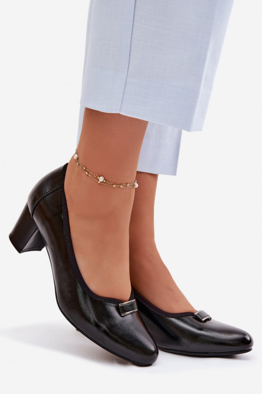 Chaussures avec des talons Vinceza 58622 couleur noire