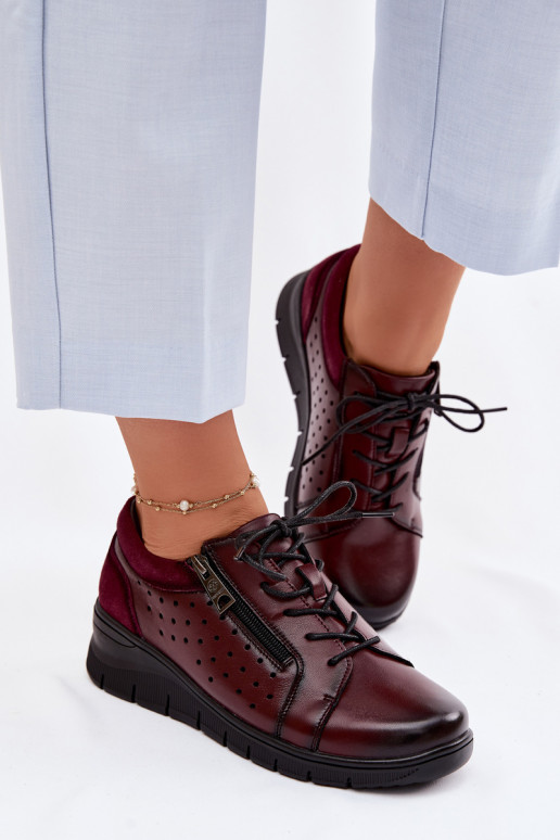 Peau chaussures Féminin avec une plateforme Vinceza 39977 Bourgogne