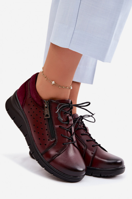 Peau chaussures Féminin avec une plateforme Vinceza 39977 Bourgogne