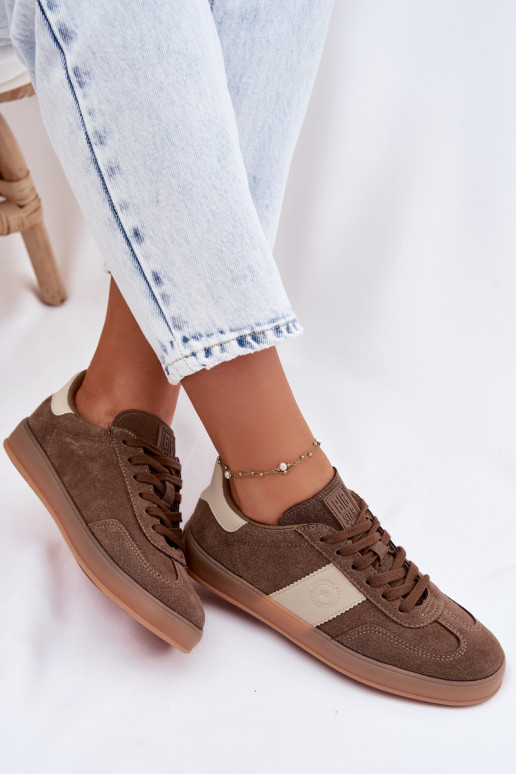 Chaussures modèle baskets Féminin Big Star TT274116 marron