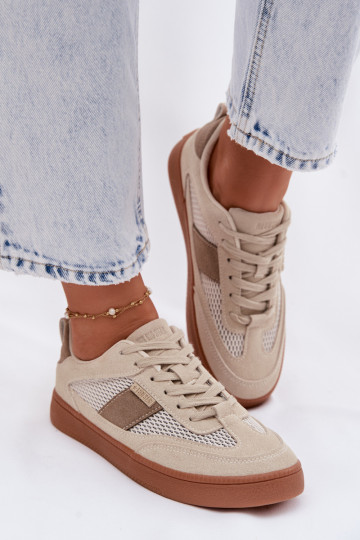 Baskets pour femmes Big Star TT274759 couleur sable