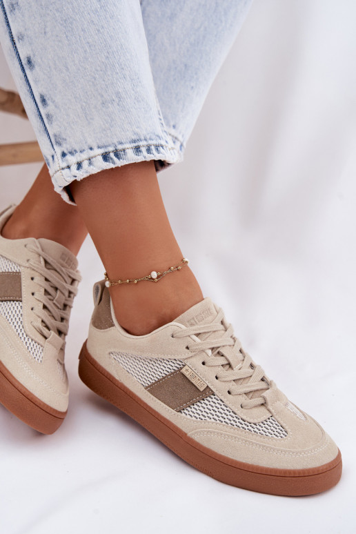 Chaussures modèle baskets Féminin Big Star TT274759 beige