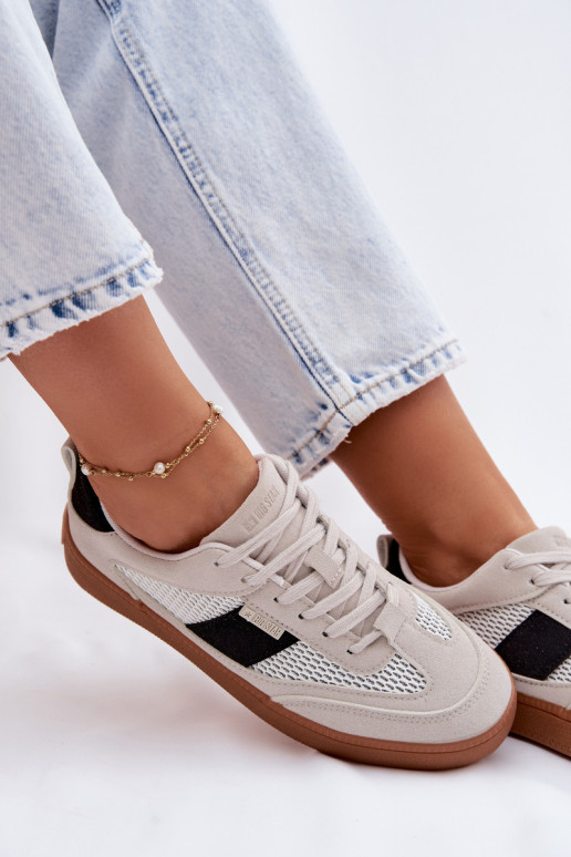 Chaussures modèle baskets Féminin Big Star TT274758 couleur grise